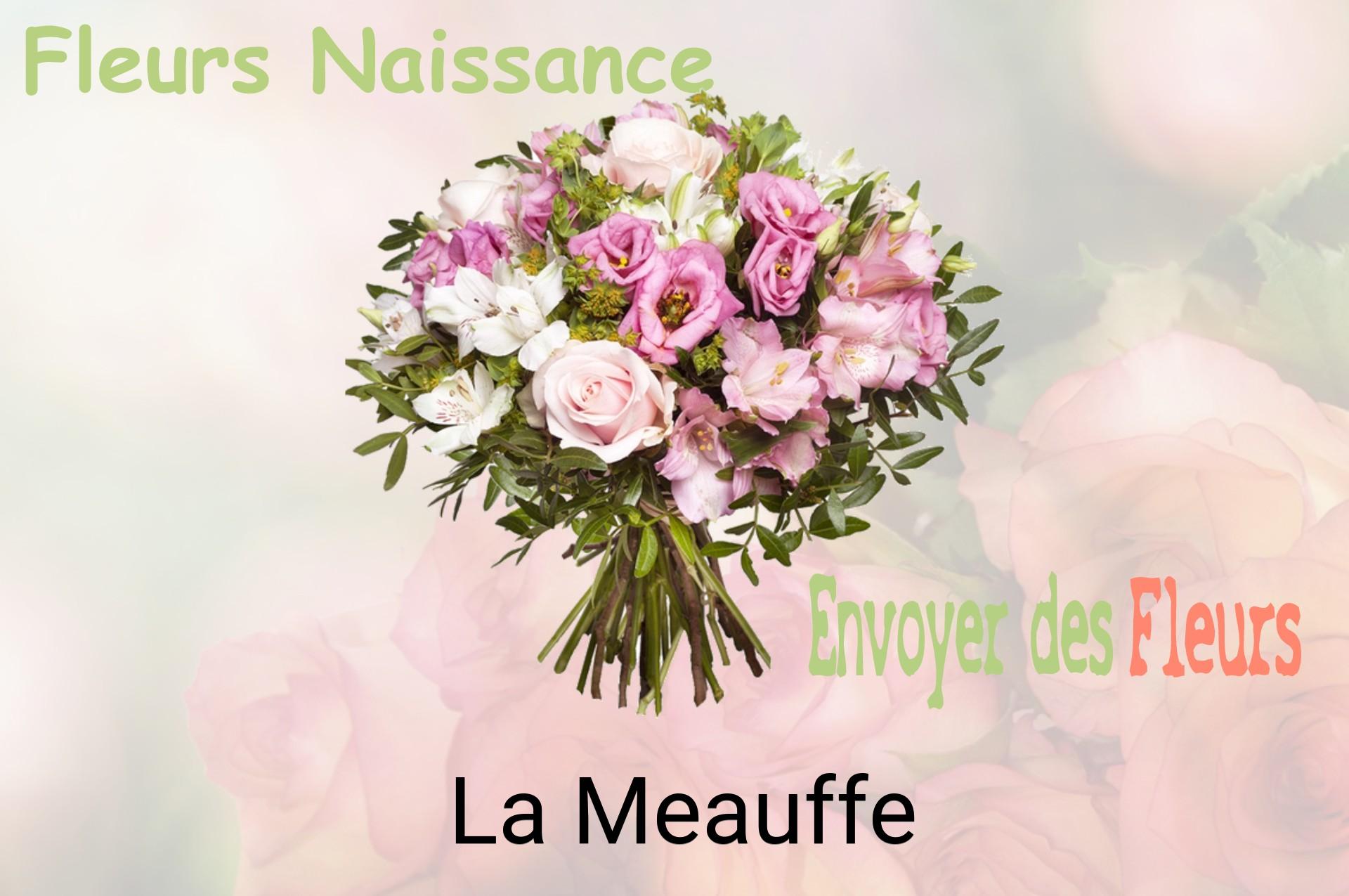 Bouquet de fleurs de naissance livré à La Meauffe